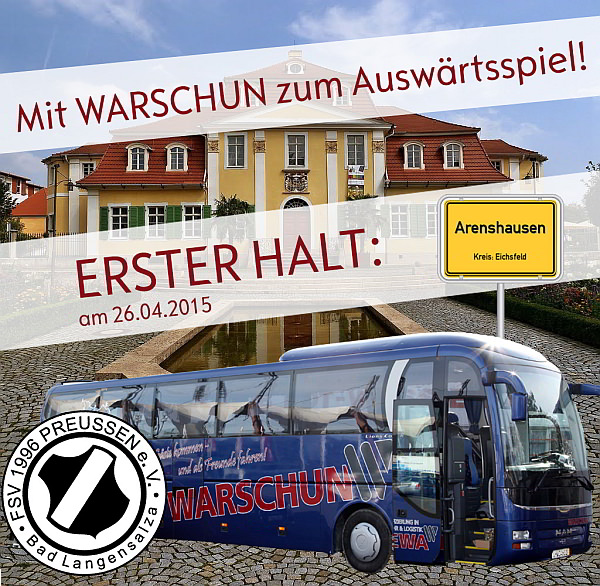 Mit dem Bus nach Arenshausen